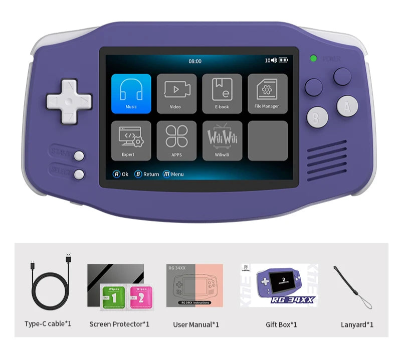 RG34XX Retro-Handheld-Spielekonsole – Nostalgie trifft auf moderne Technik