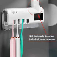Wand - Tassenhalter mit UV & Zahnpastaspender – smart & hygienisch - HomiZen