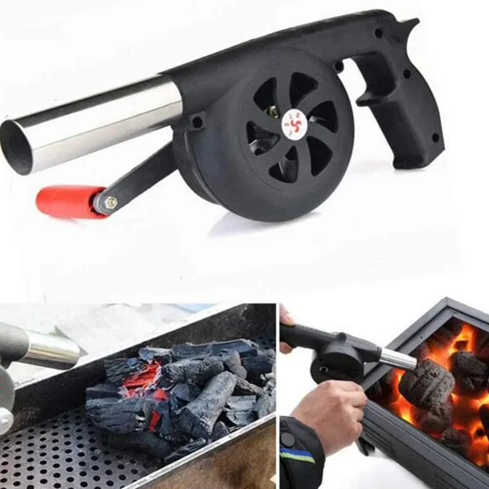 Handgebläse aus Edelstahl – Kompakt, leicht & ideal für den perfekten Grillmoment