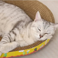 Katzen - Kratzpad aus Wellpappe – Krallenpflege & Spielspaß in einem - HomiZen