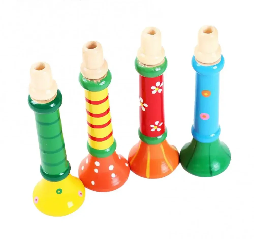 Holz Trompete für Kinder – Spielerisch Musik entdecken & Sinne fördern