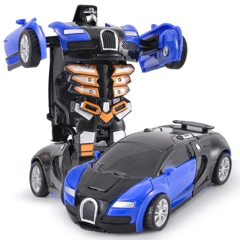 Transformierendes Spielzeugauto mit automatischer Kollisionsverformung – Interaktiver Spaß für Kinder