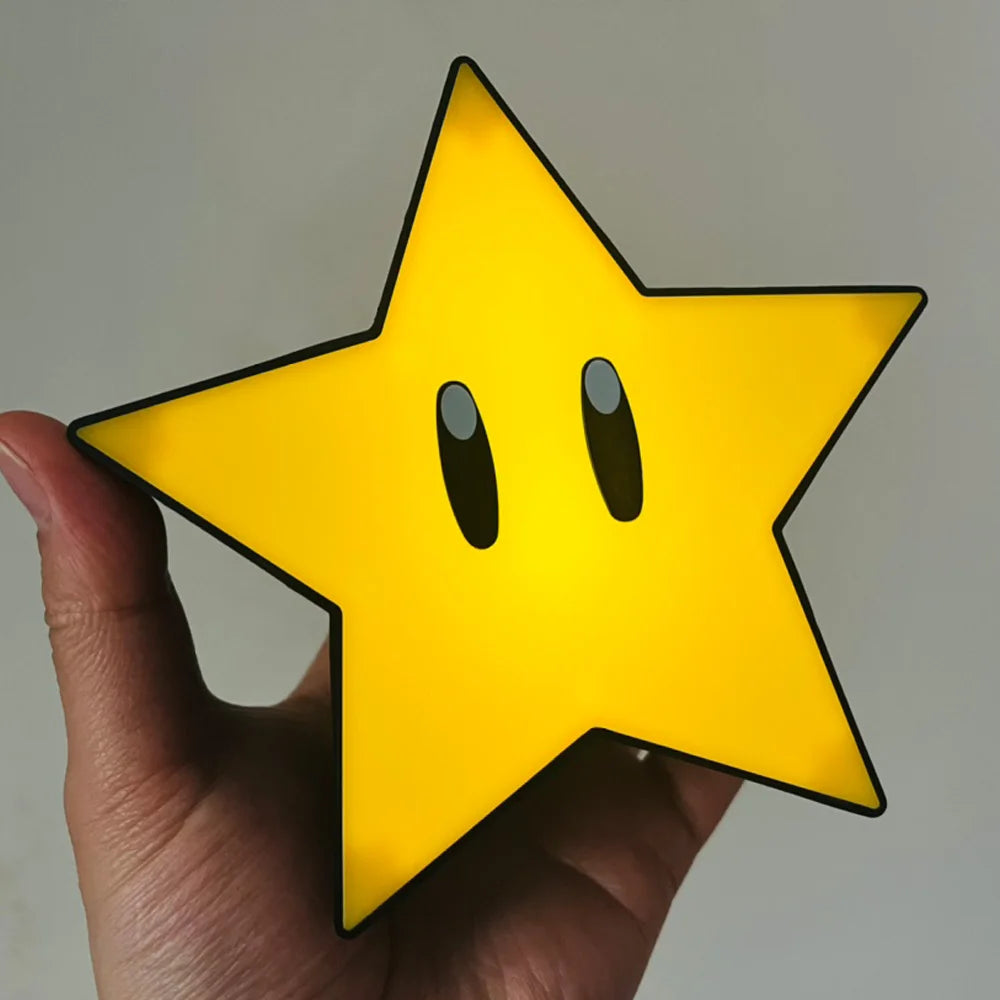 Super Star Lichtfigur mit Musik & 3D-Effekt – USB-Nachtlicht für echte Stimmungsmomente