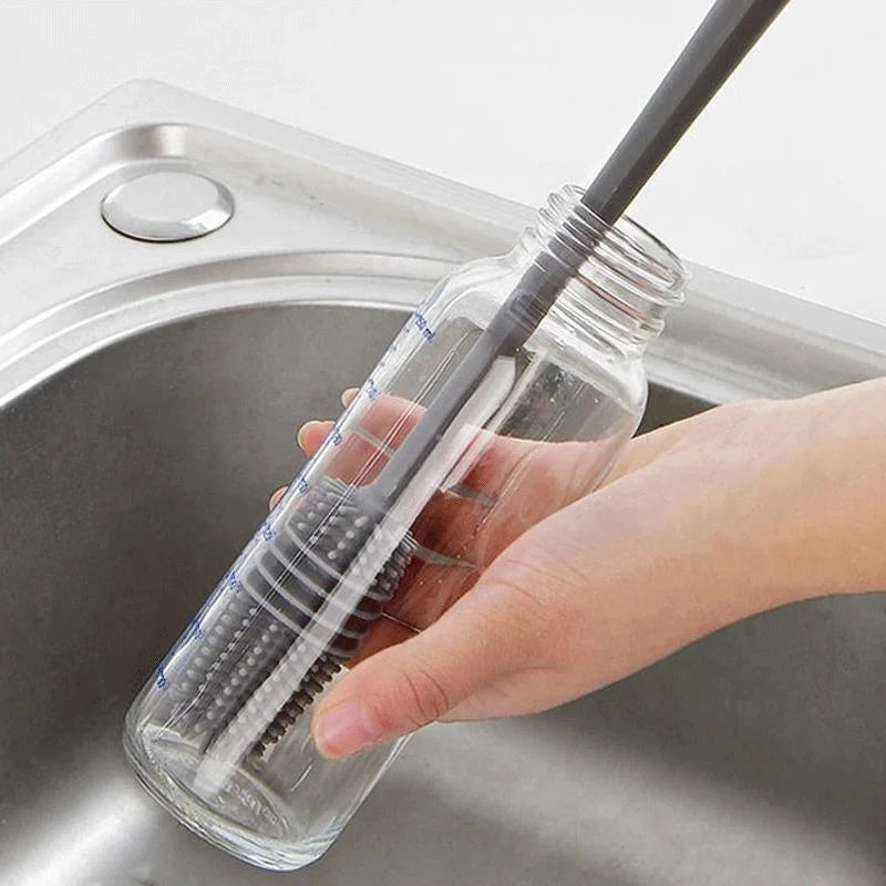 Silikon-Reinigungsbürste für Gläser und Flaschen – hygienisch, langlebig & effektiv