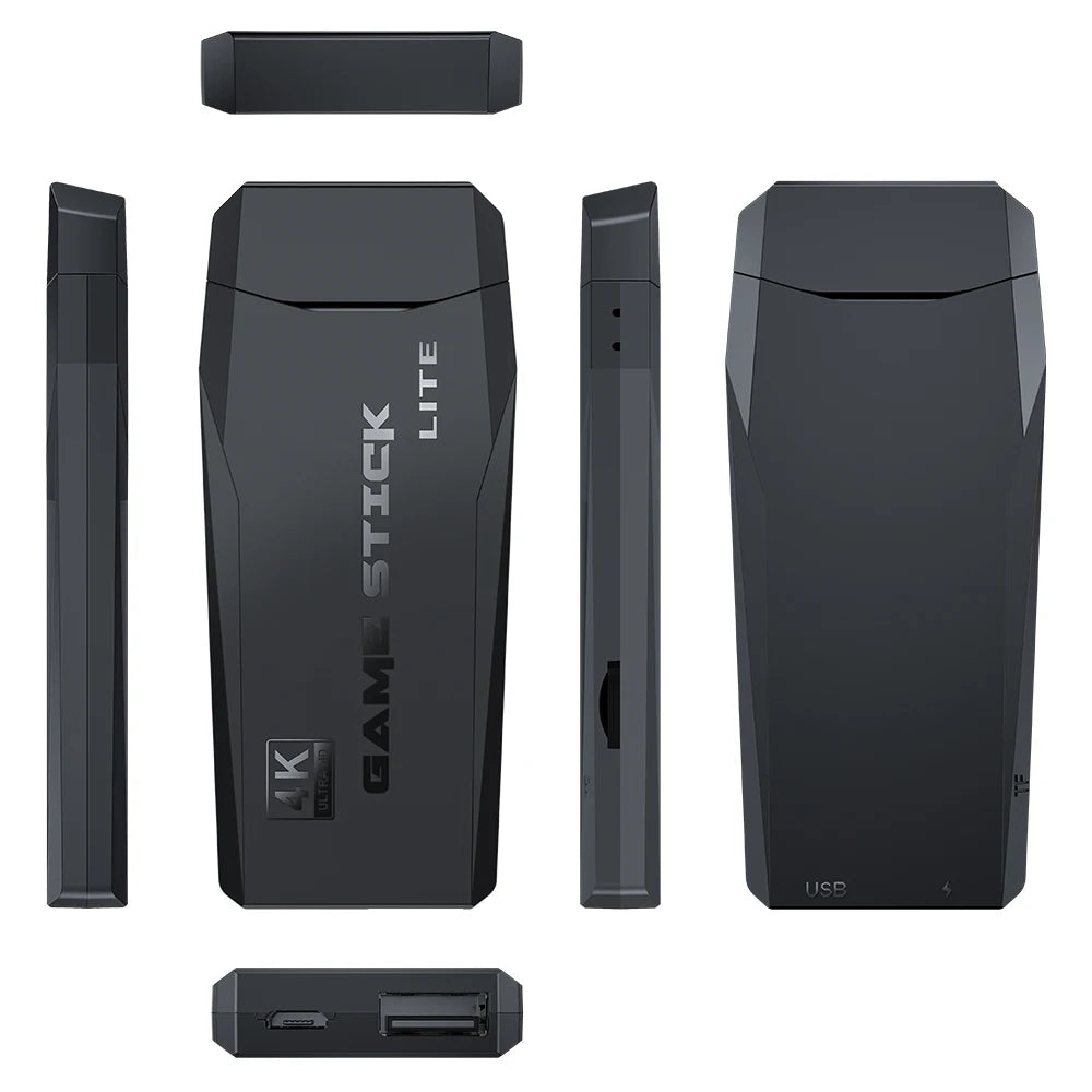 Retro Videospielkonsole 4K – 2,4G Wireless Game Stick mit 20.000 Spielen & 64GB Speicher