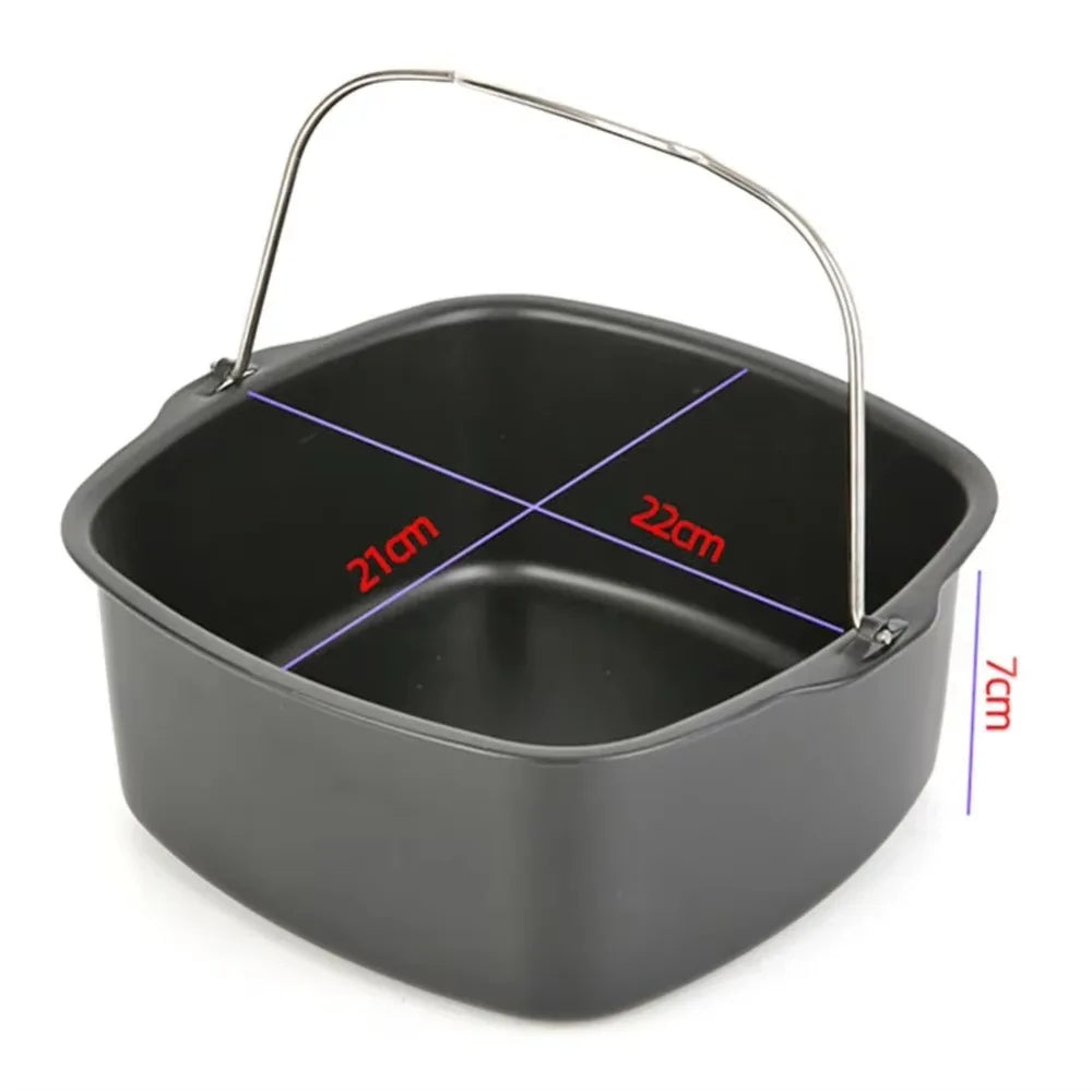 Air Fryer Antihaft-Kuchen Backblech Korb – Perfekte Kuchen in Ihrer Heißluftfritteuse
