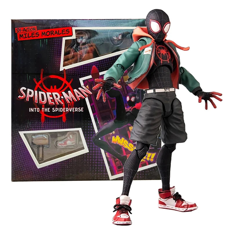 Sv Action Spider-Man Miles Morales Figur – Detailgetreue Sammlerfigur für echte Marvel-Fans
