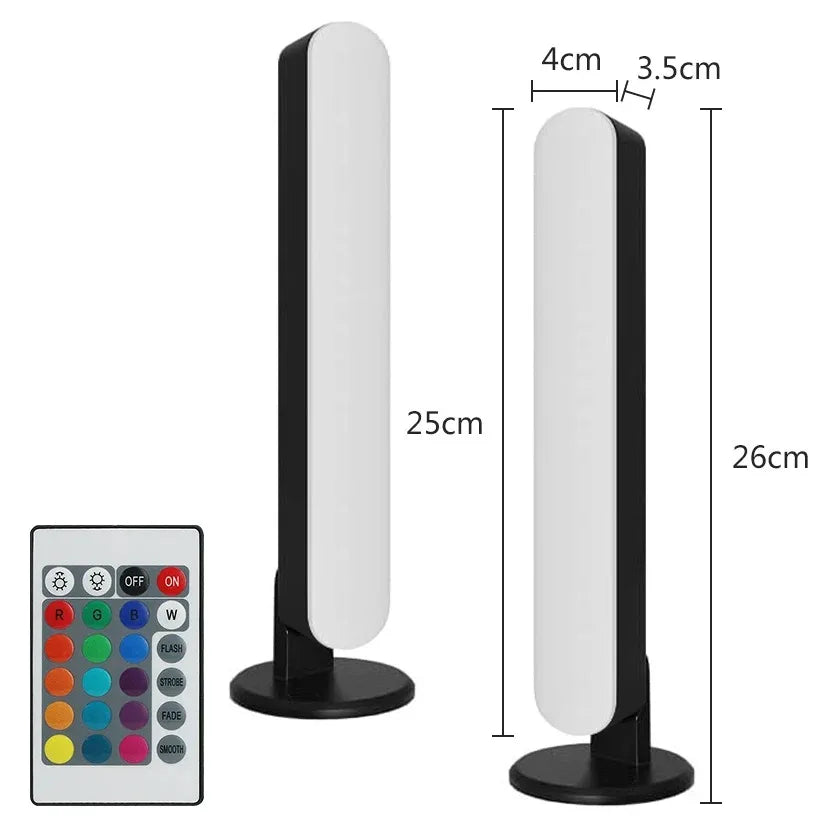 Smart LED Symphony Sound Control Pickup Licht – RGB Musik Rhythmus Lampe mit App-Steuerung für TV, PC & Gaming-Setup