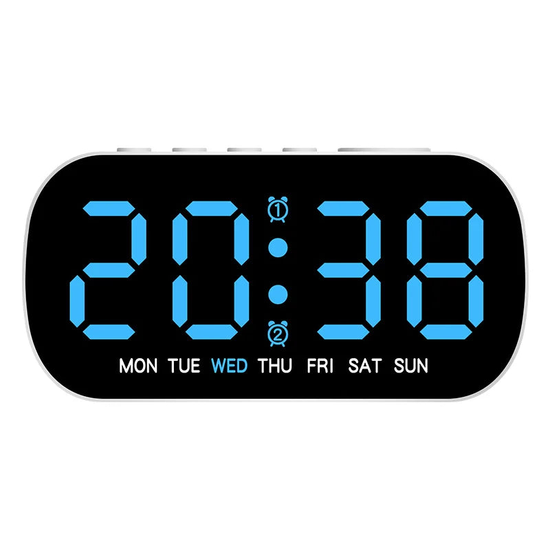 Digitaler Wecker mit Dual-Alarm & Nachtmodus – LED-Uhr für stressfreie Morgen