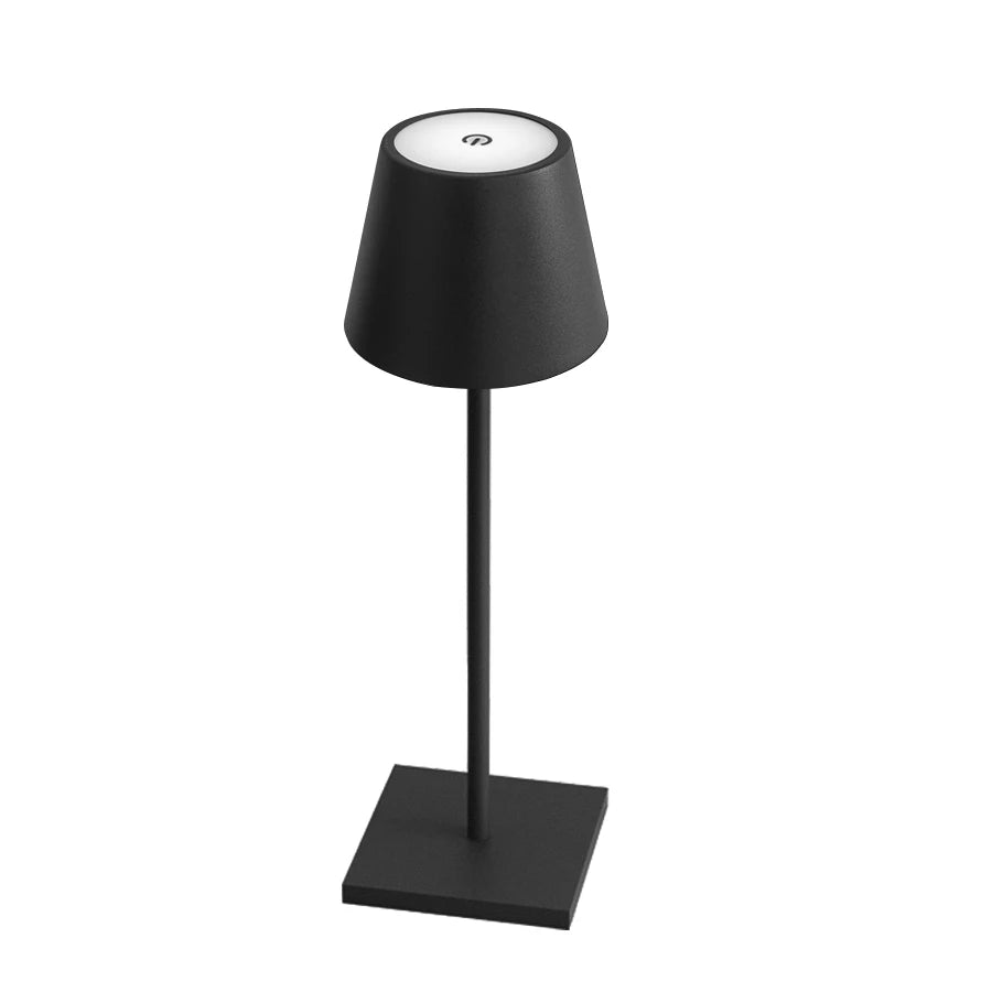 Wiederaufladbare LED Tischlampe mit Touch-Schalter – 3-stufig dimmbar & kabellos für stilvolle Atmosphäre