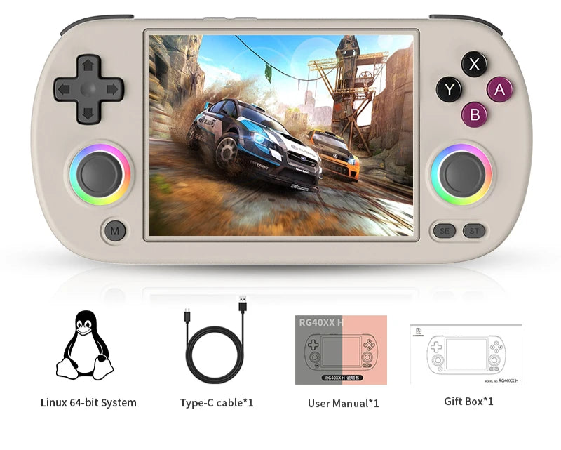 RG40XX H Handheld-Spielekonsole – Retro-Gaming auf höchstem Niveau mit 5000+ Spielen