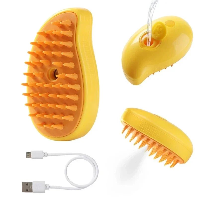 Premium 3 - in - 1 Haustierbürste – Entwirrt, massiert & entfernt lose Haare mühelos - HomiZen