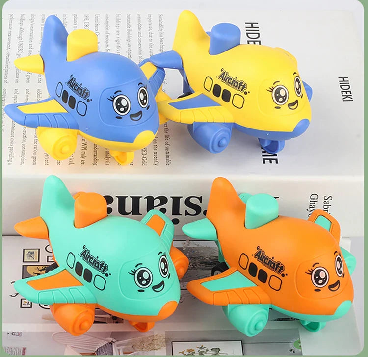 Press and Go Flugzeugspielzeug für Kleinkinder – Tierische Rennfreunde für endlosen Spielspaß ohne Batterien