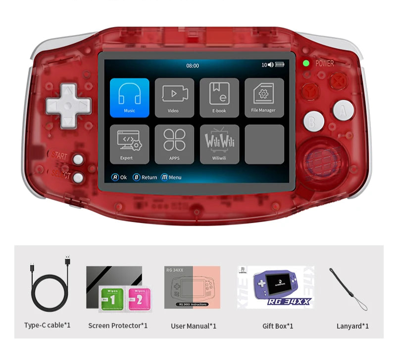 RG34XX Retro-Handheld-Spielekonsole – Nostalgie trifft auf moderne Technik