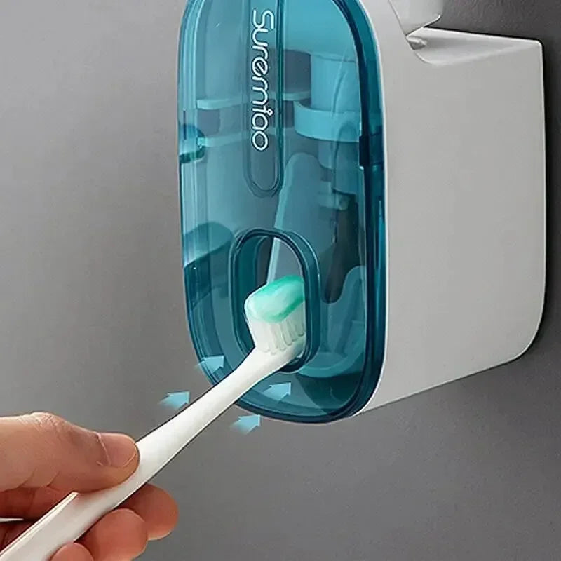 Automatischer Zahnpastaspender mit Wandhalterung – Sauber, praktisch & hygienisch