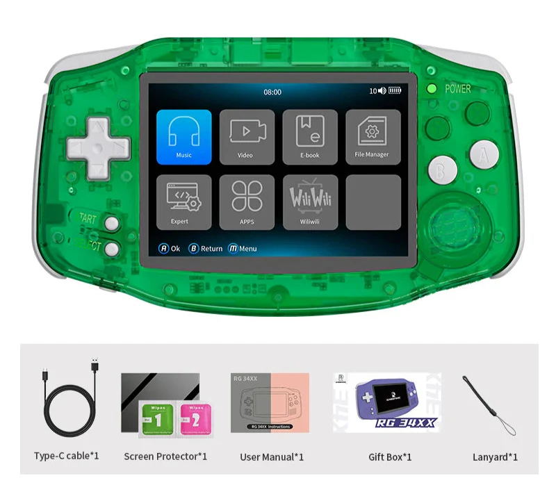 RG34XX Retro-Handheld-Spielekonsole – Nostalgie trifft auf moderne Technik