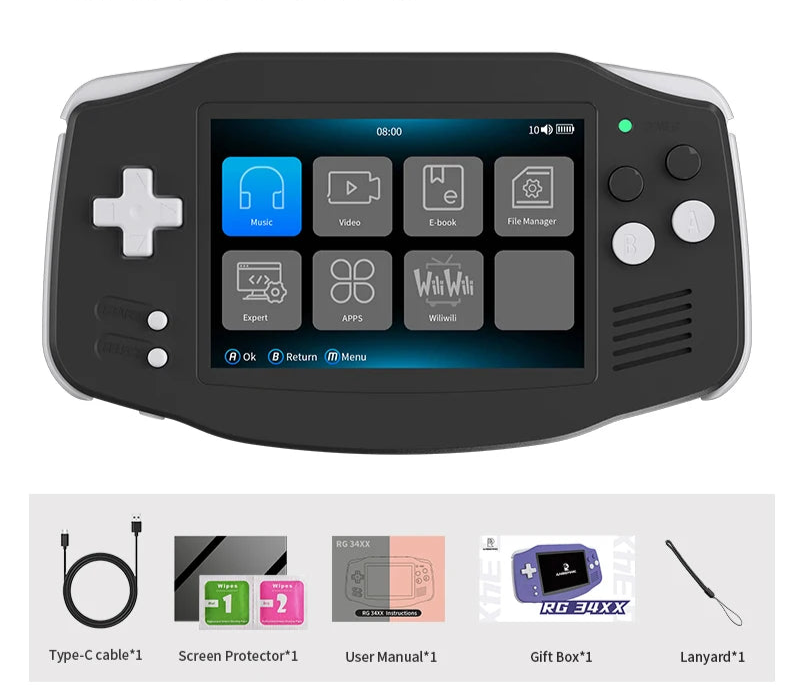 RG34XX Retro-Handheld-Spielekonsole – Nostalgie trifft auf moderne Technik