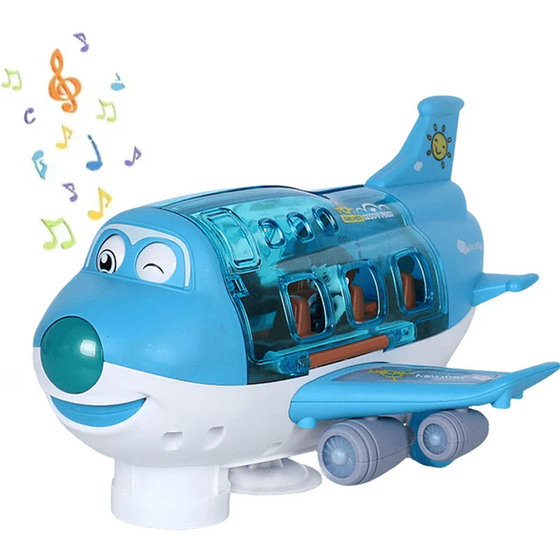 Elektrisches Flugzeugspielzeug mit Musik, Licht & 360° Drehung – Das perfekte Geschenk für Kinder ab 3 Jahren