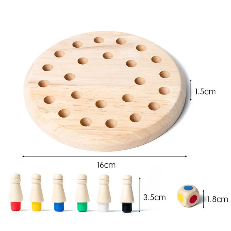 Montessori Memory Spiel aus Holz – Spaß, Lernen & Familienzeit vereint