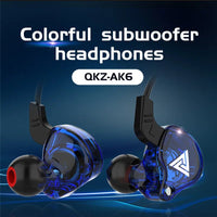 QKZ - AK6 In - Ear - Kopfhörer mit aktiver Geräuschunterdrückung und sattem Sound - HomiZen
