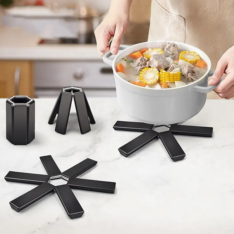 Faltbare Topfmatte – Wärmeschutz & Platzsparendes Design für Ihre Küche