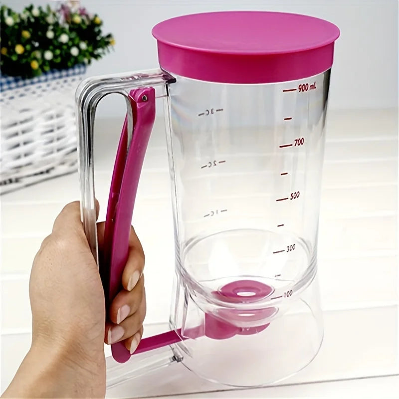 900ml Teigspender – Perfektes Dosieren für Pfannkuchen, Muffins & Kuchen