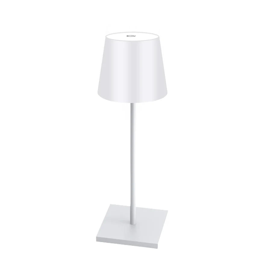 Wiederaufladbare LED Tischlampe mit Touch-Schalter – 3-stufig dimmbar & kabellos für stilvolle Atmosphäre