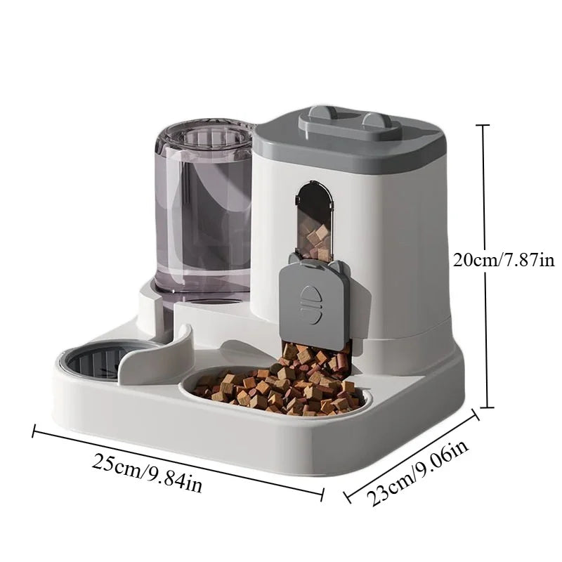 Automatischer Futternapf mit Wasserbrunnen – Die perfekte Kombination aus Komfort und Sauberkeit für Ihre Katze