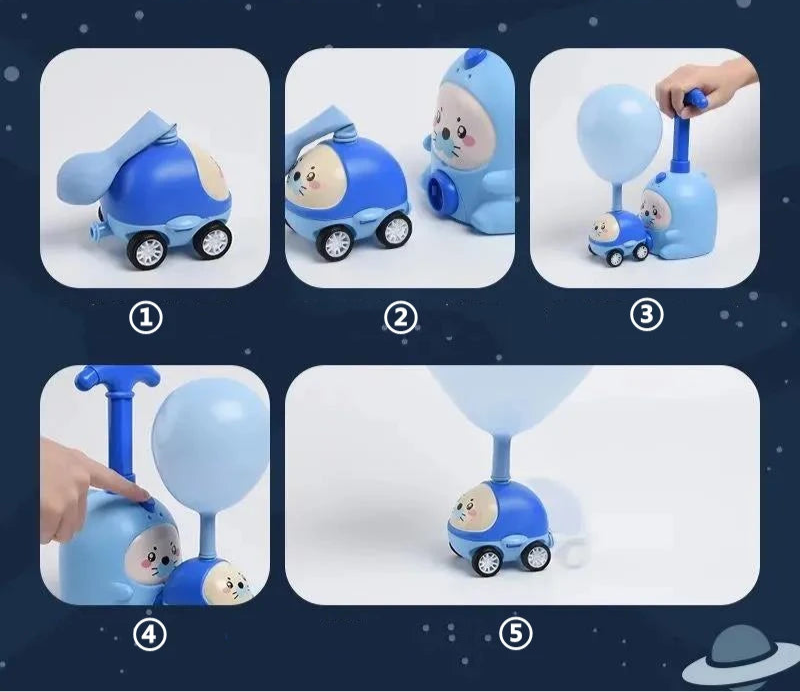Kinder Rakete Ballon Launcher – Lernspielzeug mit Spaß & Wissenschaft kombiniert