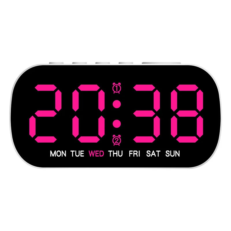 Digitaler Wecker mit Dual-Alarm & Nachtmodus – LED-Uhr für stressfreie Morgen