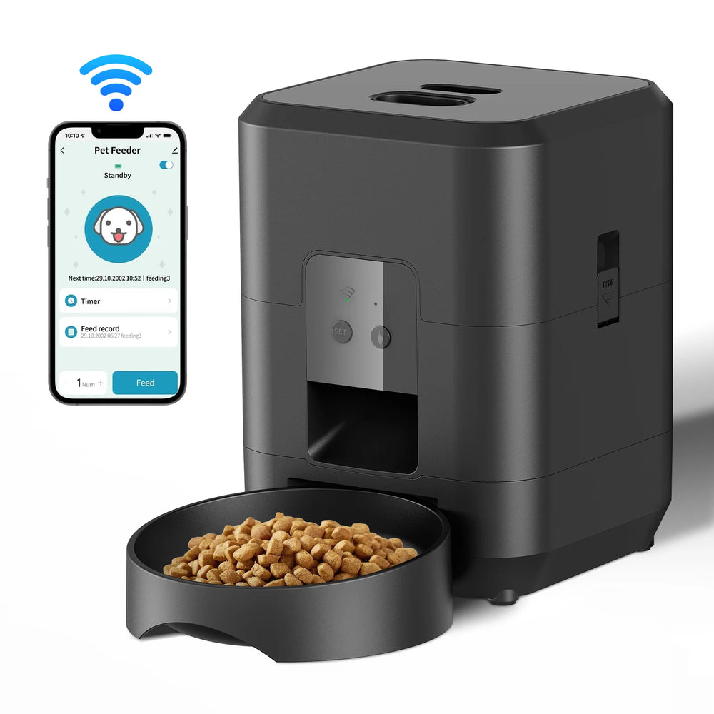 Smart Pet Feeder – Automatischer Futterspender für Katzen & Hunde mit Zeitsteuerung und Portionskontrolle