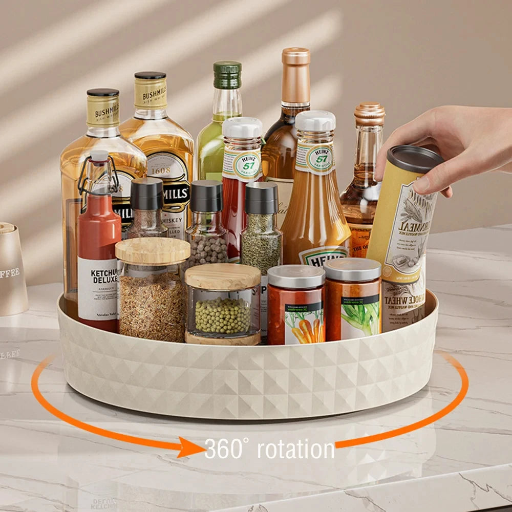 360° Drehbares Gewürzregal – Ordnung & Komfort für deine Küche
