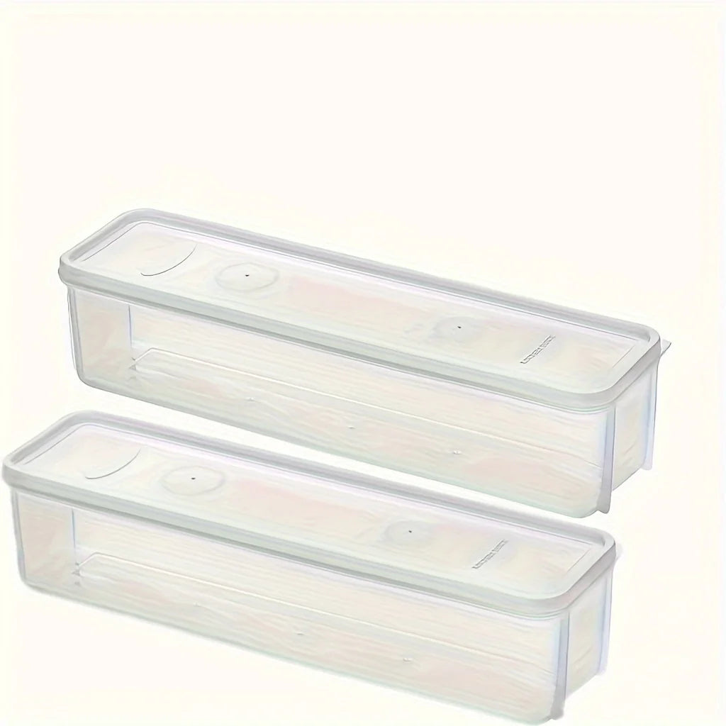 Kühlschrank-Lebensmittelbehälter – Transparente Frischeboxen mit sicherem Verschluss