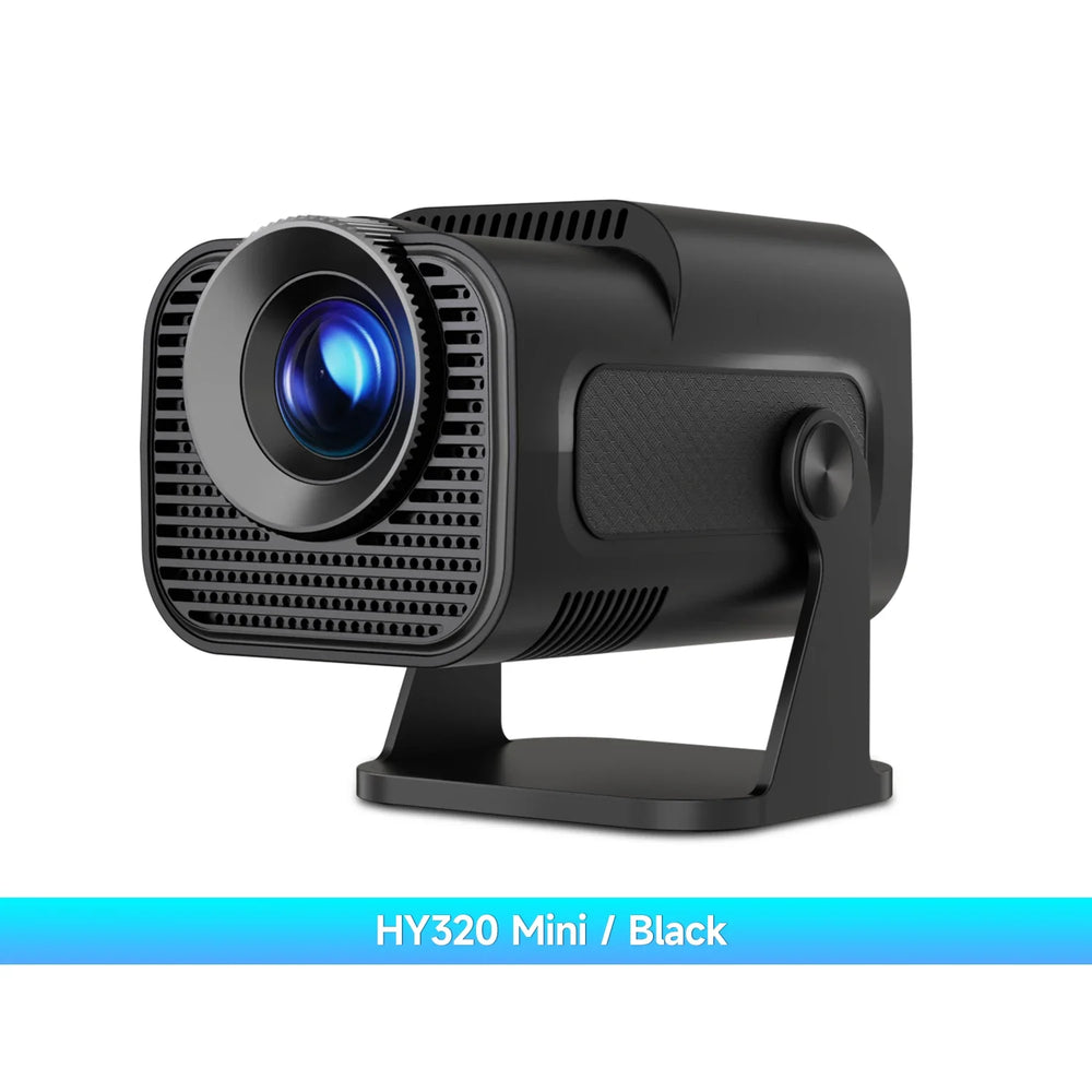 HY320 Mini Android 11 Projektor – 300 ANSI, 720P Native, 4K-Support, Wifi6 & BT5.0 – Kino für Zuhause & Outdoor