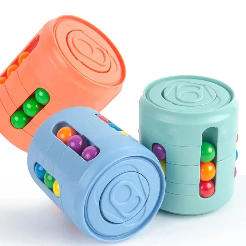 Mehrere Funktionen Fidget Spinner – Magische Bunte Bohnen | Stressabbau für Kinder & Erwachsene