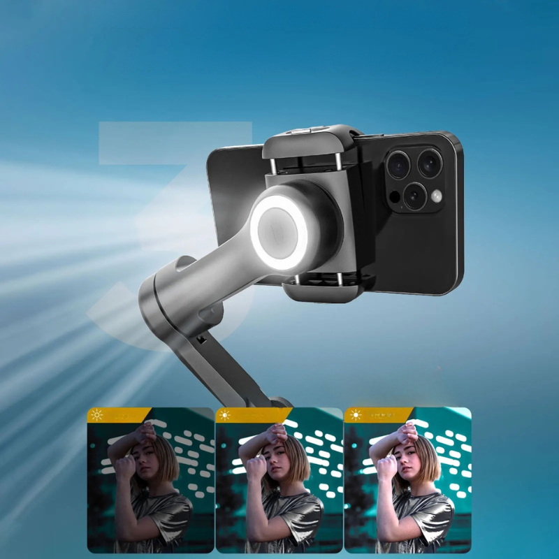 Smart XPro Smartphone 3-Achsen-Gimbal-Stabilisator – Profi-Videos mit Leichtigkeit aufnehmen