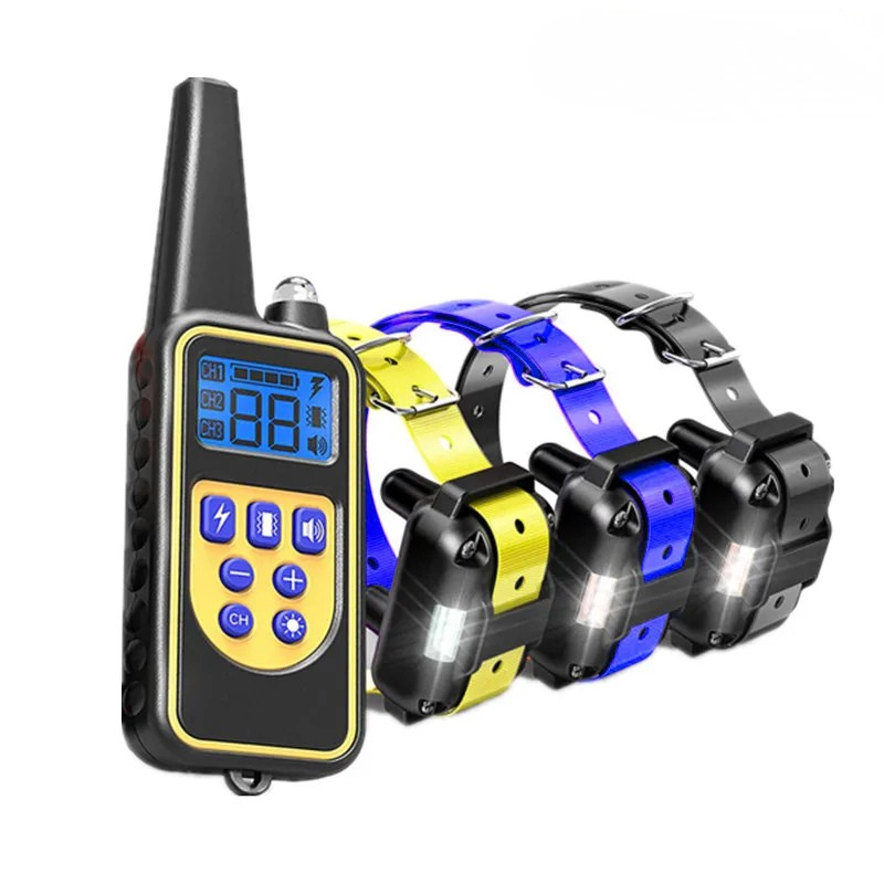 Elektrisches Hundetrainingshalsband – Wasserdicht, Wiederaufladbar & Mit LCD-Display