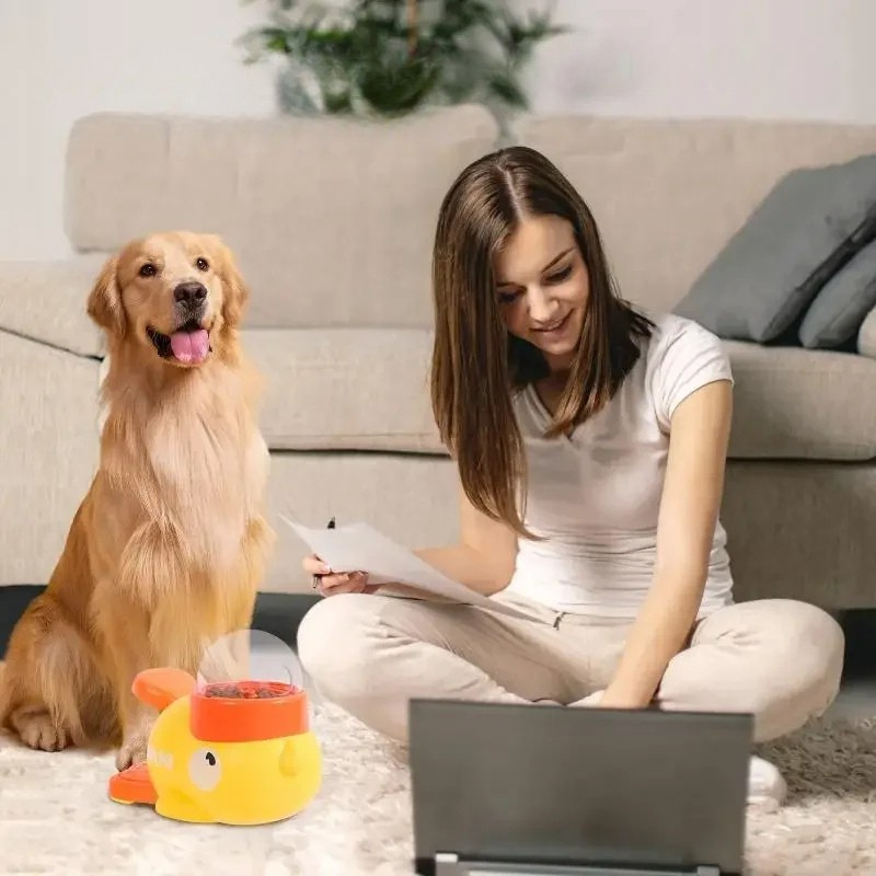 2-in-1 Interaktives Hundespielzeug & Automatischer Leckerli-Spender