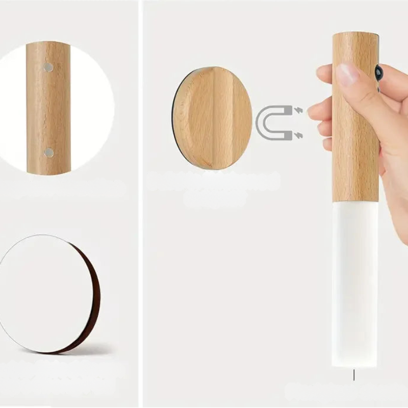 Smart Motion Sensor Nachtlicht LED – Wiederaufladbare, Magnetische Wandleuchte für Ihr Zuhause