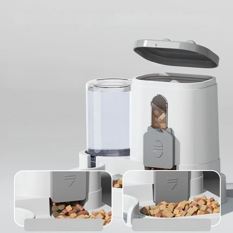 Automatischer Futternapf mit Wasserbrunnen – Die perfekte Kombination aus Komfort und Sauberkeit für Ihre Katze