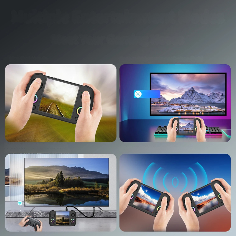 RG Cubexx Retro Handheld-Spielekonsole – Kompaktes Retro-Gaming mit modernem IPS-Display