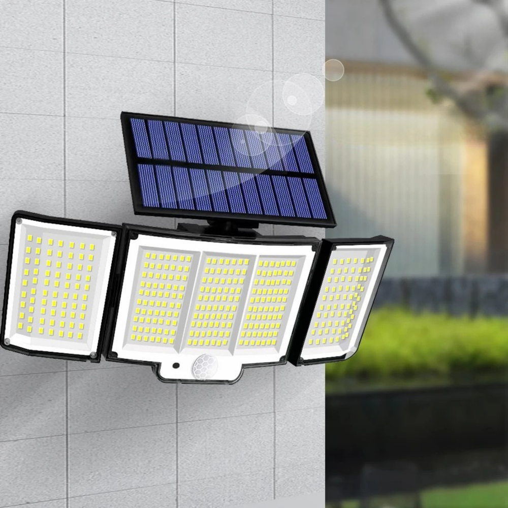 LED-Solarleuchten mit Bewegungsmelder – Superhell, Wasserdicht & 3 Arbeitsmodi für maximale Sicherheit im Außenbereich
