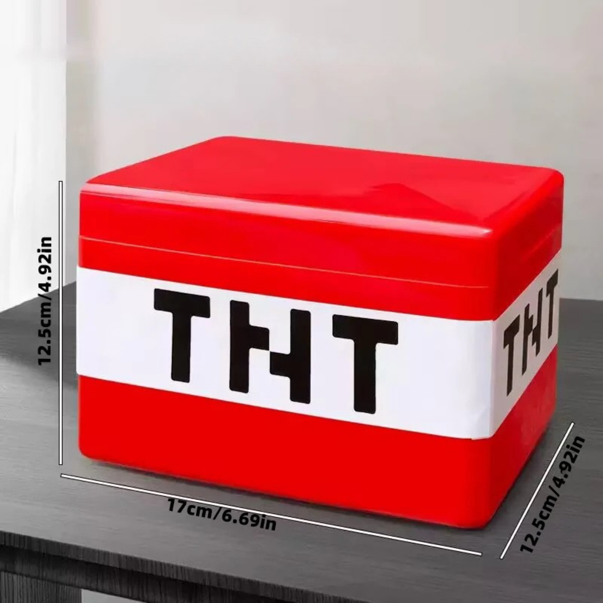 TNT Baustein Aufbewahrungsbox – Kreatives magnetisches Baustein-Set für kleine Baumeister