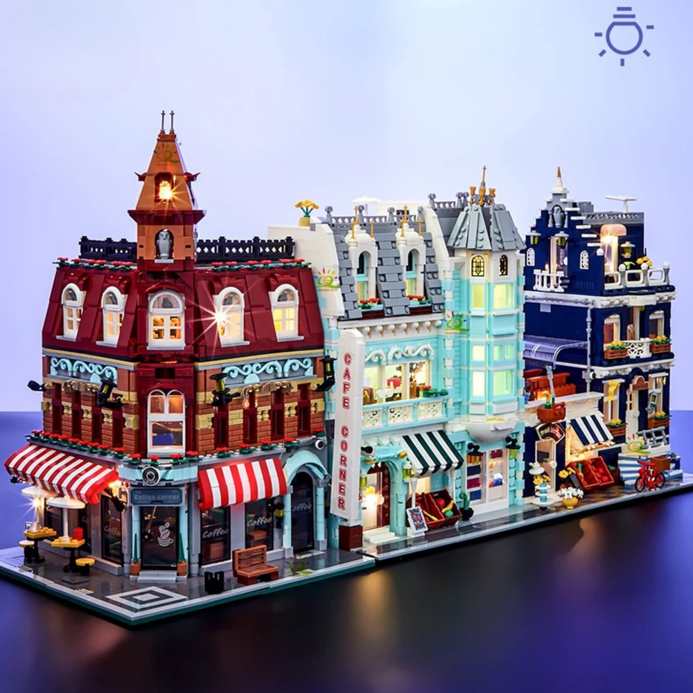 MOC City Corner Coffee Shop – Architektur trifft Kreativität in Miniaturform