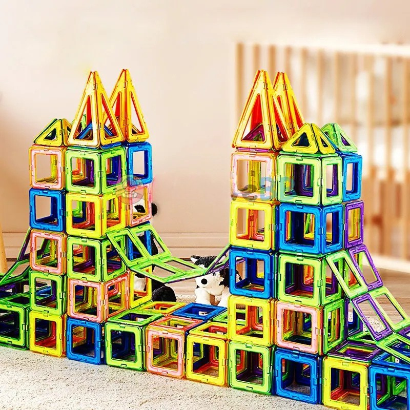 Magnete Spielzeug für Kinder – Große Magnetische Bausteine für Fantasie & Kreativität