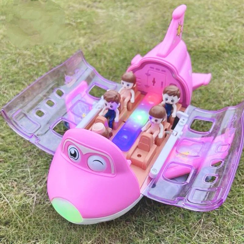 Elektrisches Flugzeugspielzeug mit Musik, Licht & 360° Drehung – Das perfekte Geschenk für Kinder ab 3 Jahren