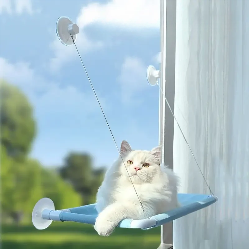 Fenster-Hängematte für Katzen – Komfortabler Sonnenplatz mit 20 kg Tragkraft