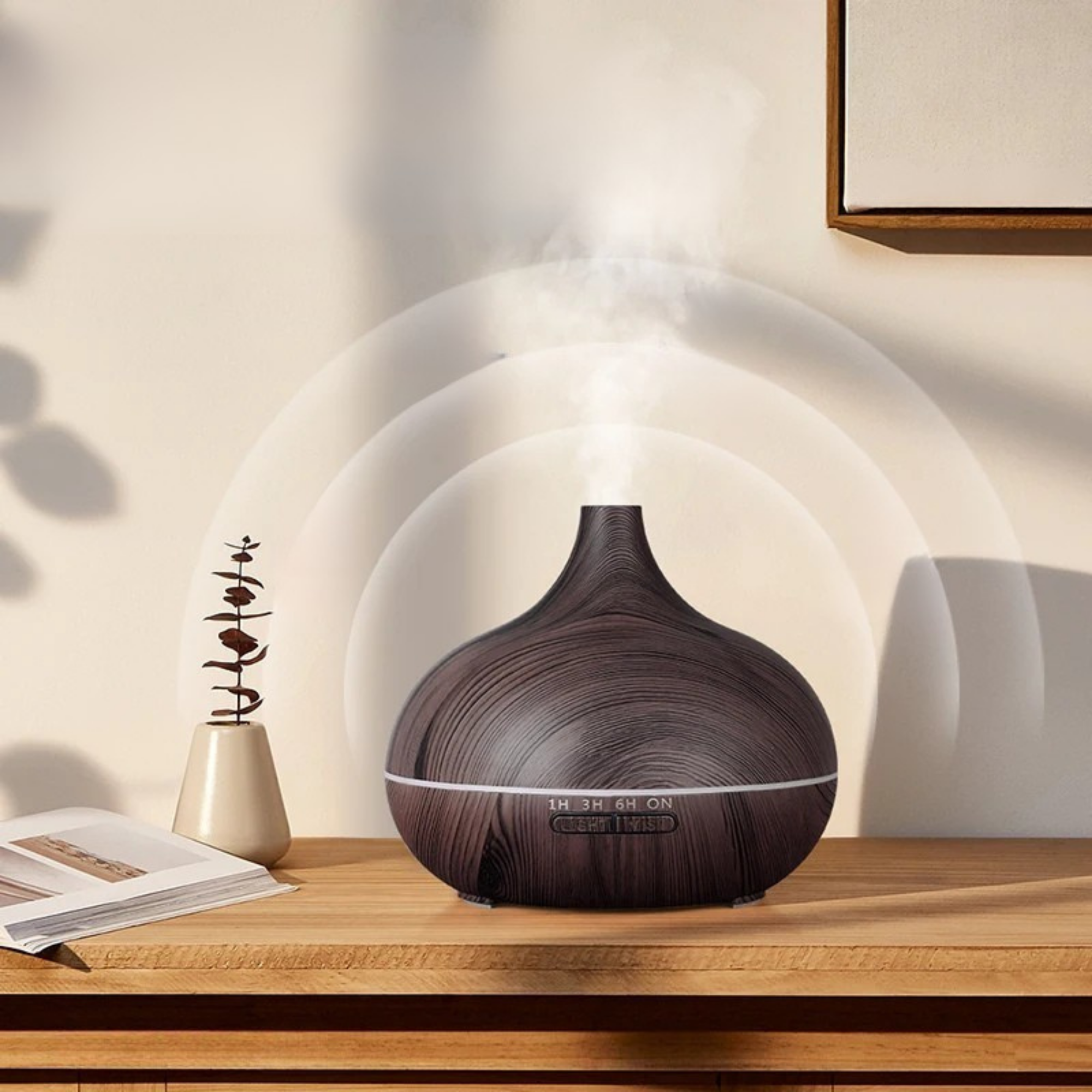Hochwertiger 500-ml-Aromatherapie-Diffusor – Stilvolles Design & Entspannung auf Knopfdruck