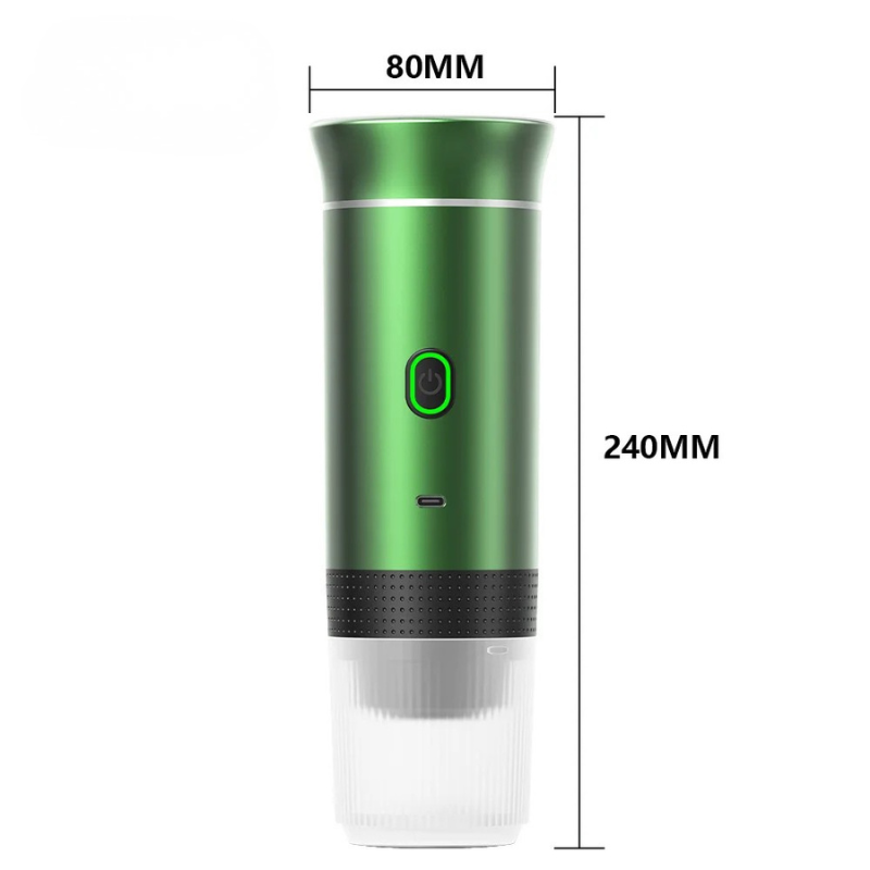 Tragbare elektrische 3-in-1 Espressomaschine – Für Auto, Camping & Zuhause | 20 Bar Hochdruck, Heizfunktion & USB-Aufladung