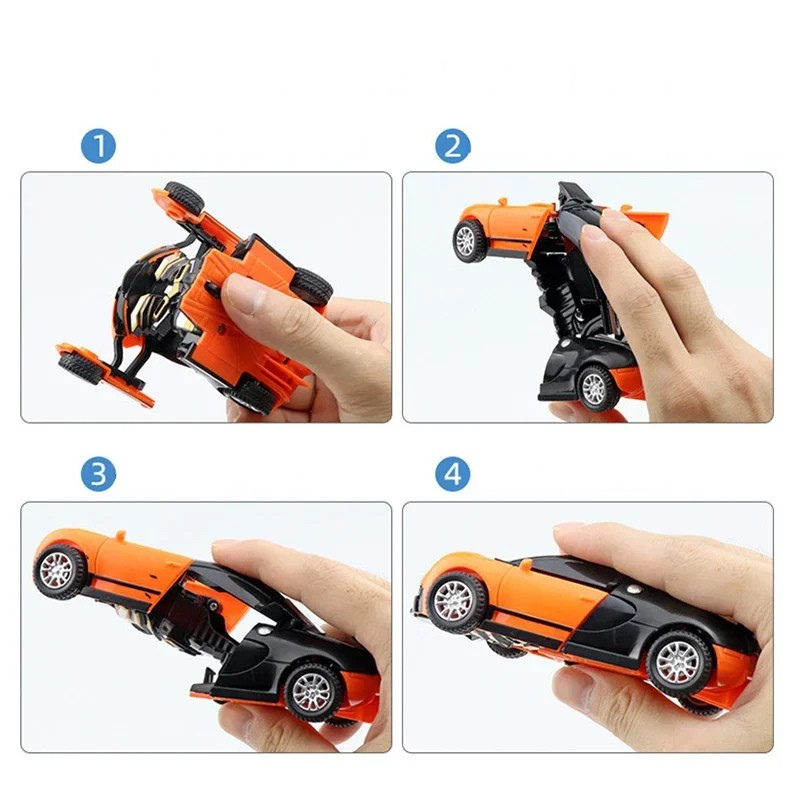 Transformierendes Spielzeugauto mit automatischer Kollisionsverformung – Interaktiver Spaß für Kinder